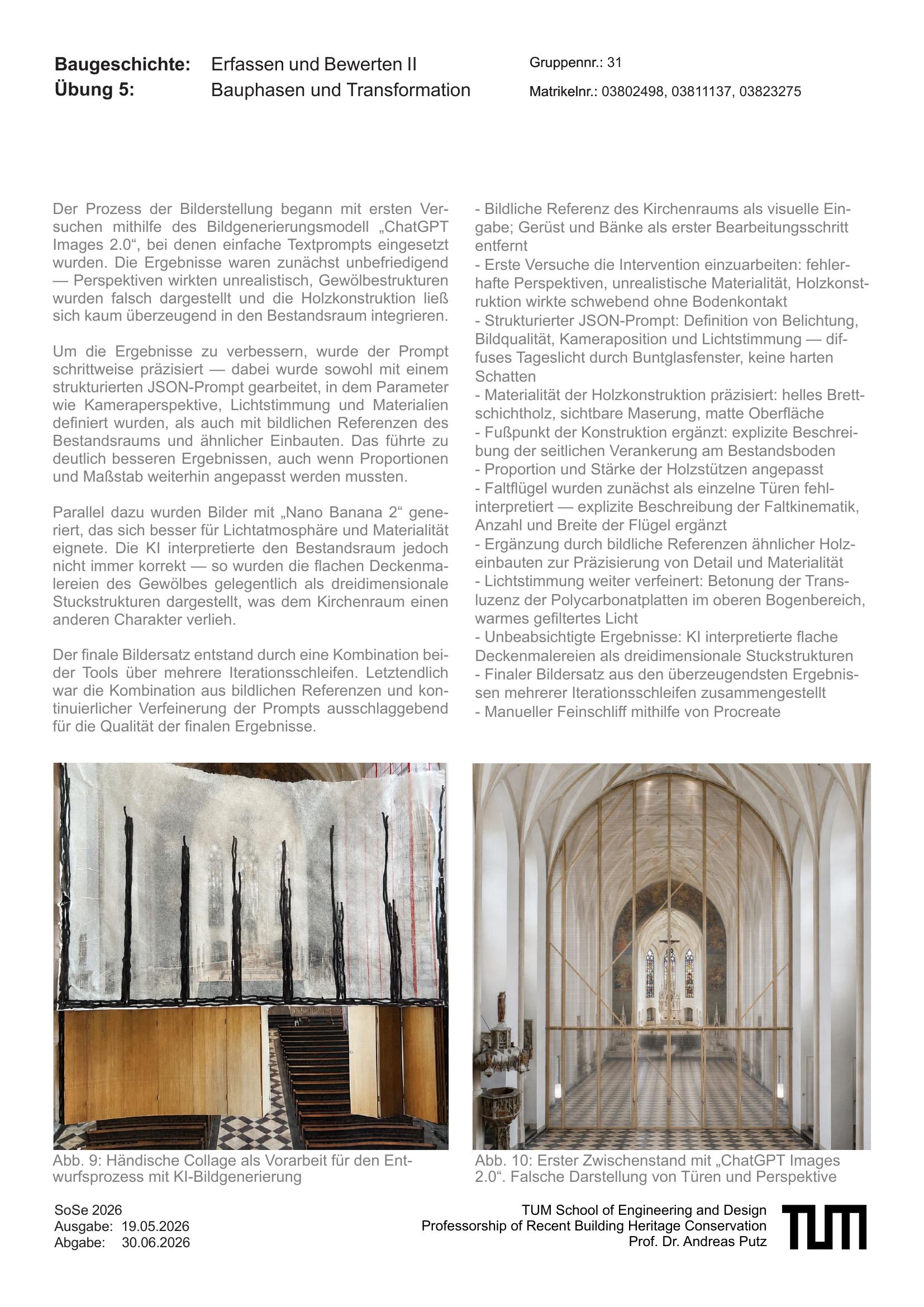 Bauphasen und Transformation — St. Johann Baptist — Architektur von Carl Dobmeier, 2026 — Abbildung 5