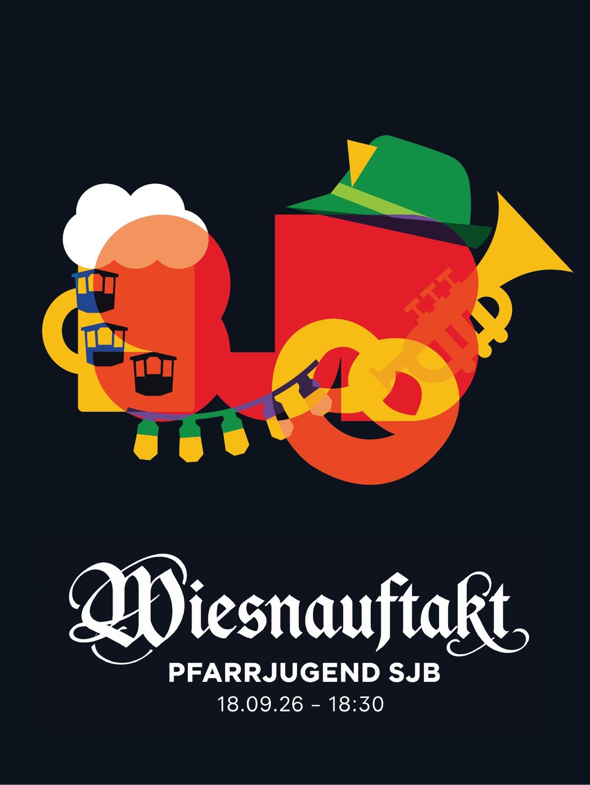 Plakat — Wiesnauftakt 2026 — Grafik von Carl Dobmeier, 2026